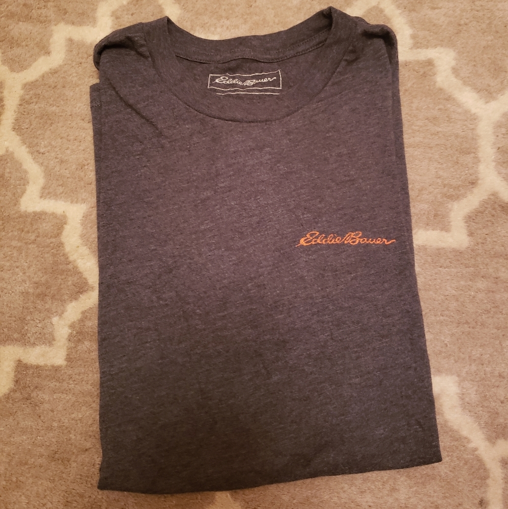 Eddie Bauer Simple gray men's tshirt